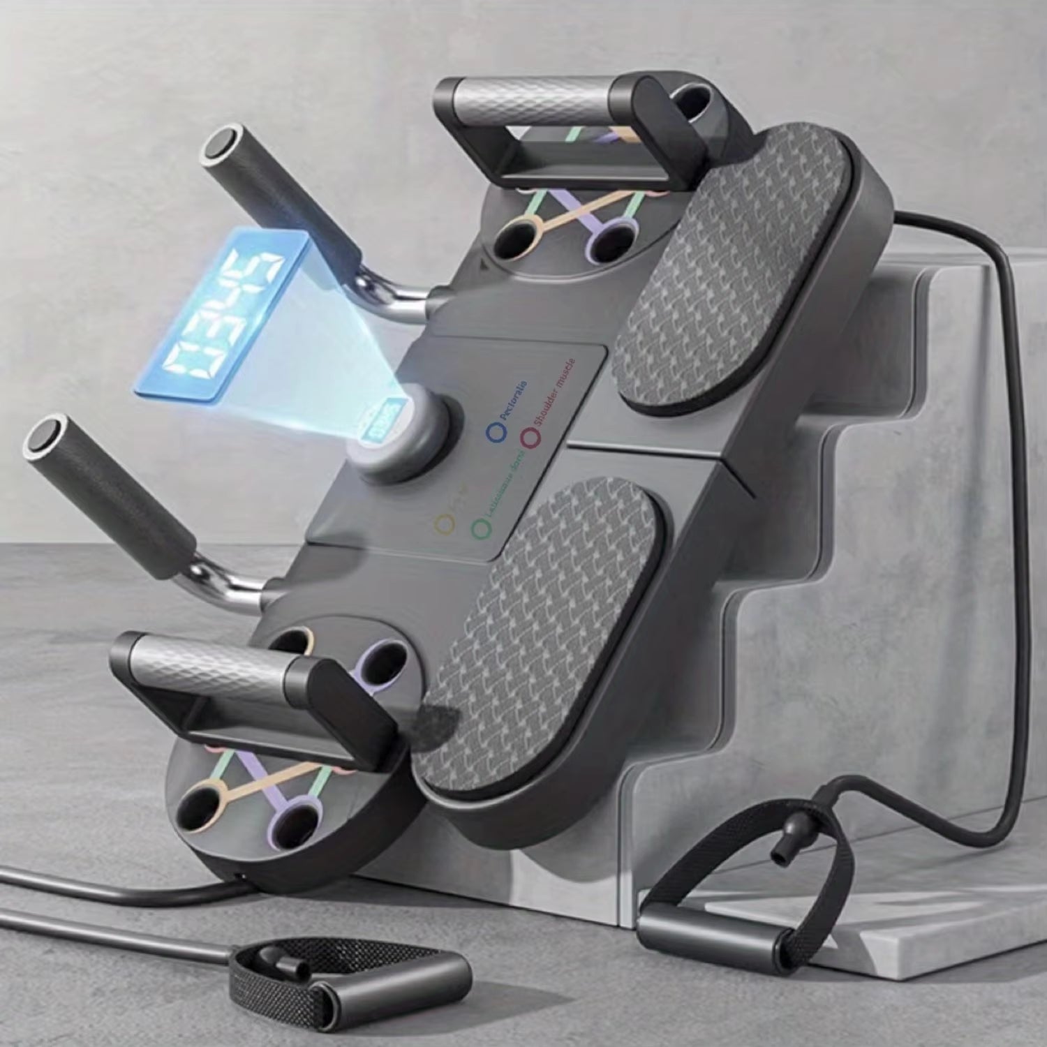 Professional Push-Up Board with Timer