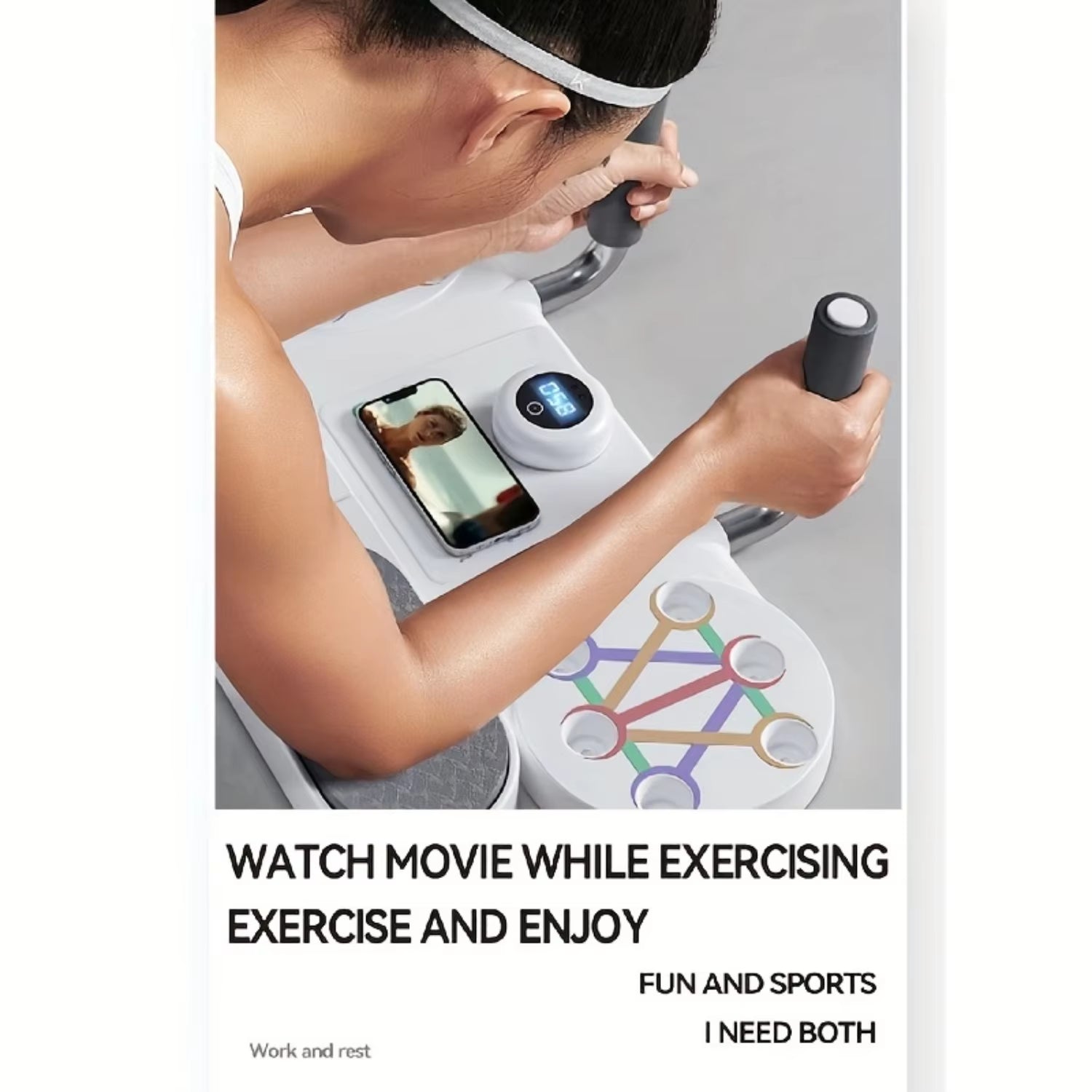 Professional Push-Up Board with Timer