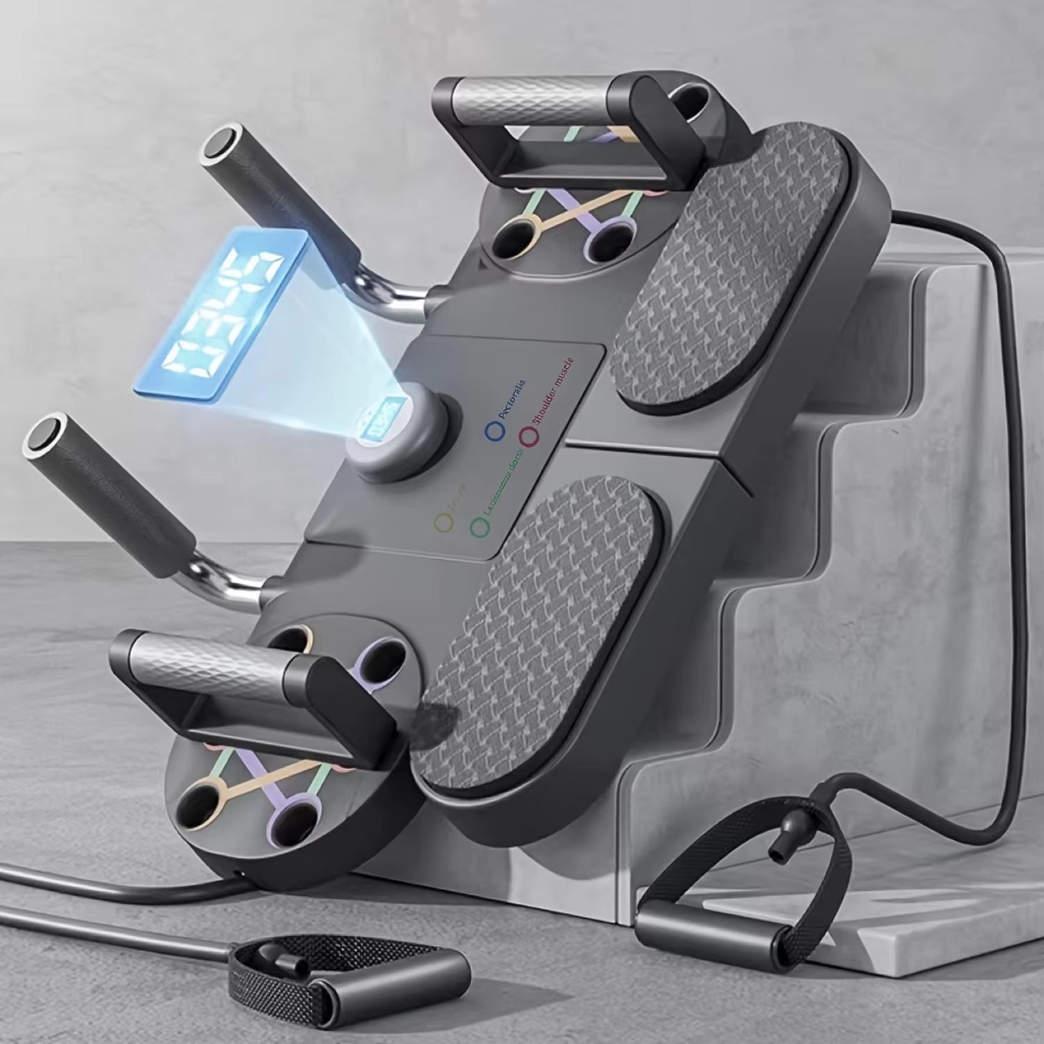 Professional Push-Up Board with Timer